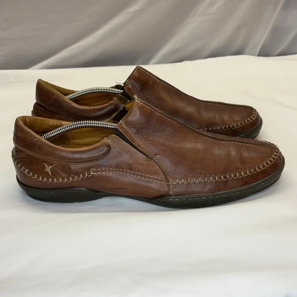 Pikolinos San Telmo Leather Loafers in Brandy EU 46 US Men's 13 Slip On Brown